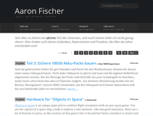 Tablet Screenshot of aaron-fischer.net